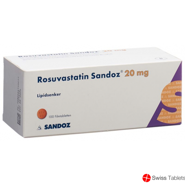 Rosuvastatin Sandoz Filmtabletten 20mg (neu) 100 Stück buy online
