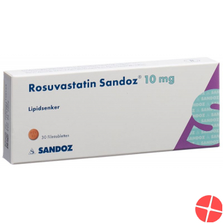 Rosuvastatin Sandoz Filmtabletten 10mg (neu) 30 Stück Rosuvastatin Sandoz Filmtabletten 10mg (neu) 30 Stück