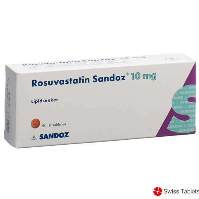 Rosuvastatin Sandoz Filmtabletten 10mg (neu) 50 Stück buy online