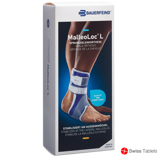 Malleoloc L Stabilizing Orthosis Universal Left Titanium buy online