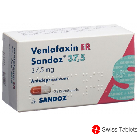 Venlafaxin ER Sandoz Retard Kapseln 37.5mg 28 Stück buy online