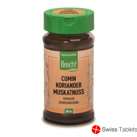 Brecht Cumin-koriander-muskatnus Gemahlen Bio 35g buy online