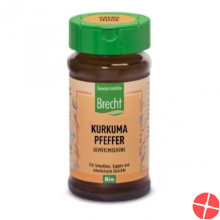 Brecht Kurkuma Pfeffe Gemahlen Bio Glas 37g
