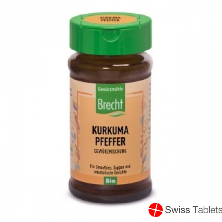 Brecht Kurkuma Pfeffe Gemahlen Bio Glas 37g buy online