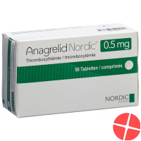 Anagrelid Nordic Tabletten 0.5mg 50 Stück