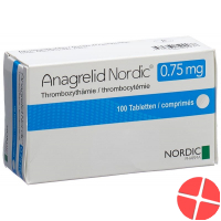 Anagrelid Nordic Tabletten 0.75mg 100 Stück