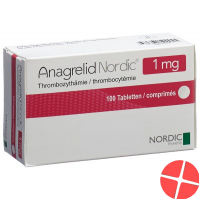 Anagrelid Nordic Tabletten 1mg 100 Stück