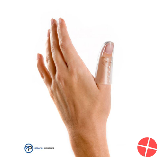Braceid Stack Fingerschiene Grösse 6 Transparent 10 Stück