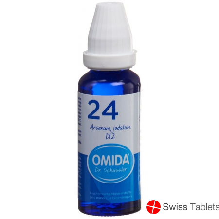 Omida Schüssler No24 Arsenum Jod Dil D 12 Flasche 30 M buy online