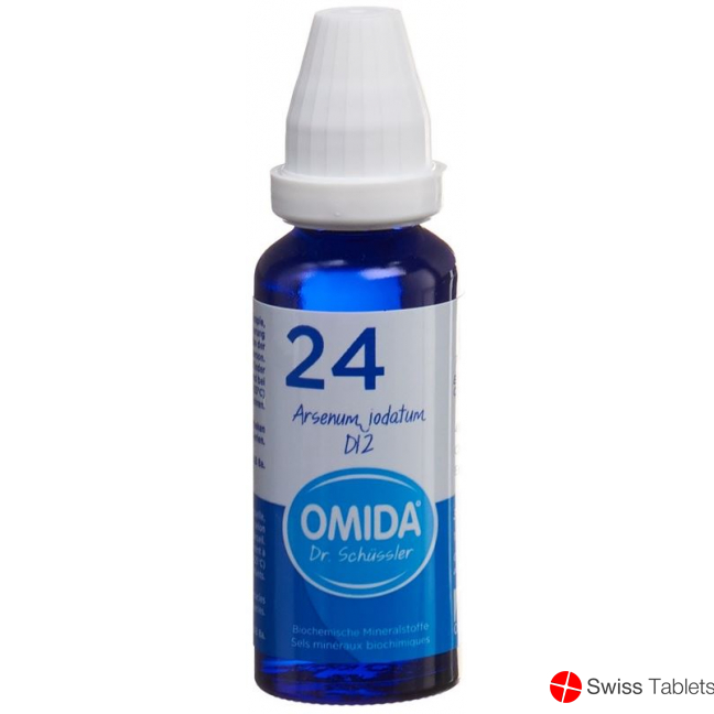 Omida Schüssler No24 Arsenum Jod Dil D 12 Flasche 30 M buy online