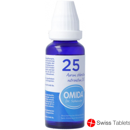 Omida Schüssler No25 Aur Chlo Nat Dil D 12 30ml buy online