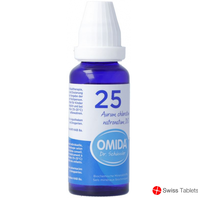 Omida Schüssler No25 Aur Chlo Nat Dil D 12 30ml buy online