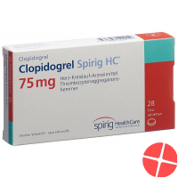 Clopidogrel Spirig HC Filmtabletten 75mg Neu 28 Stück