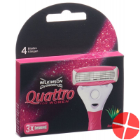 Wilkinson Quattro For Women Klingen 3 Stück