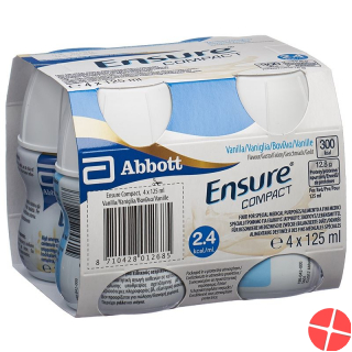 Ensure Compact 2.4 Kcal Drink Vanille 4 Flasche 125ml