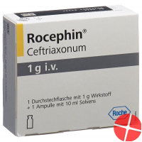 Rocephin 1g i.v. C Solv Durchstechflasche