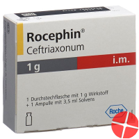 Rocephin 1g i.m. C Lidoc Durchstechflasche
