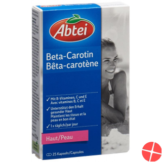 Abtei Beta-Carotene Capsules 25 pieces