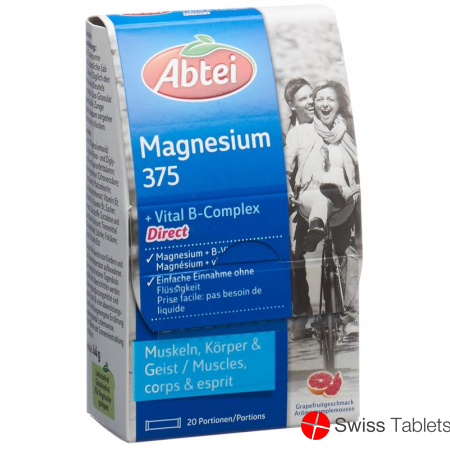 Abtei Magnesium 375 + Vital B-Complex sachet 20 pieces buy online