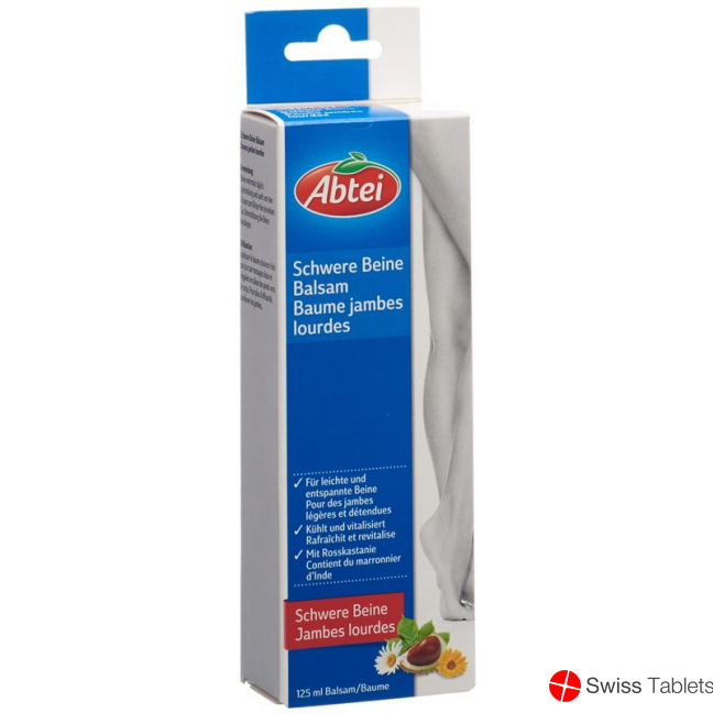 Abtei Schwere Beine Balsam Tube 125ml buy online