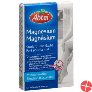 Abtei Magnesium Strong for Night Tablets Depot 30 Capsules