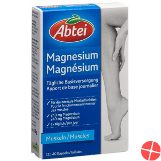 Abtei Magnesium Capsules 40 Caps