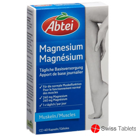 Abtei Magnesium Capsules 40 Caps buy online
