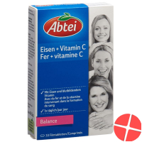 Abtei Eisen + Vitamin C Balance tablets 33 pieces