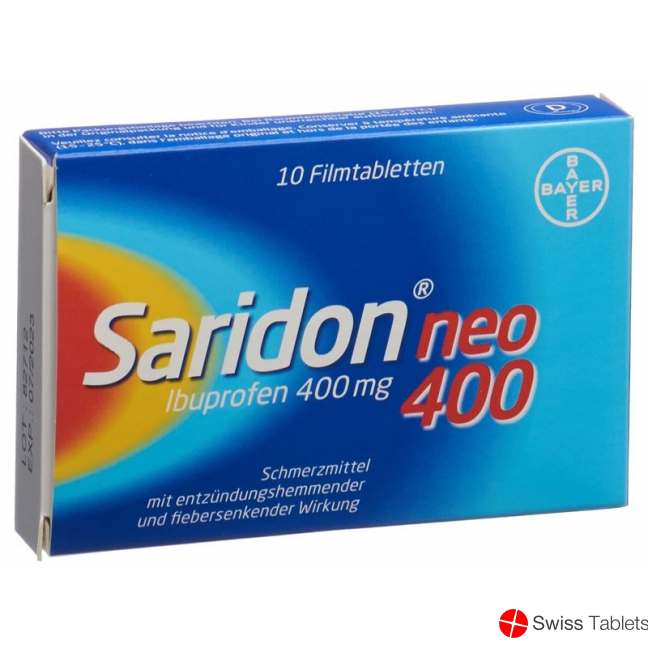 Saridon Neo Filmtabletten 400mg 10 Stück buy online