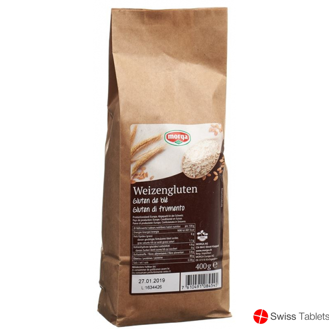 Morga Weizengluten Beutel 400g buy online