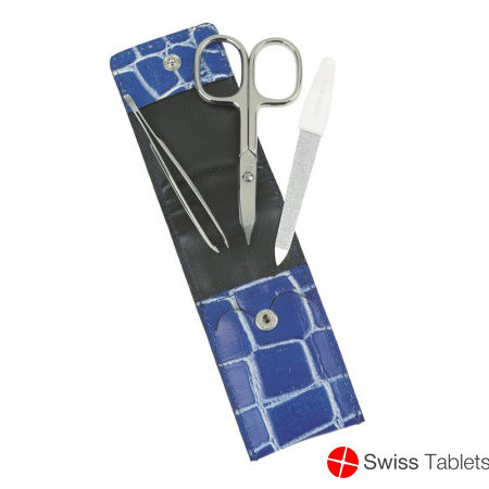 Sunstore Beauty Manikuer Set 3-teilig Lederetui Blau buy online