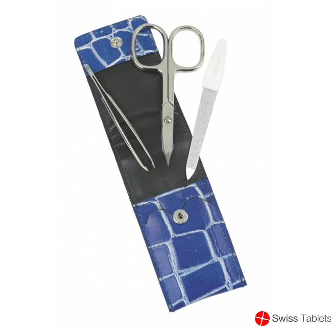Sunstore Beauty Manikuer Set 3-teilig Lederetui Blau buy online