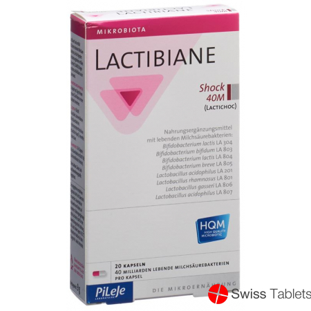 Lactibiane Shock 40M Gelules 20 Stück buy online