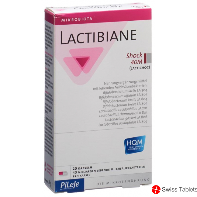 Lactibiane Shock 40M Gelules 20 Stück buy online