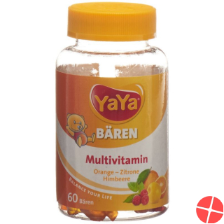 Yayabaeren Gummibaeren Multivitamin Dose 60 Stück