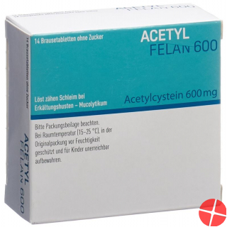 Acetylfelan Brausetabletten 600mg Dose 14 Stück
