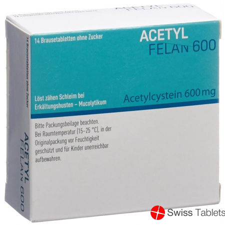Acetylfelan Brausetabletten 600mg Dose 14 Stück buy online