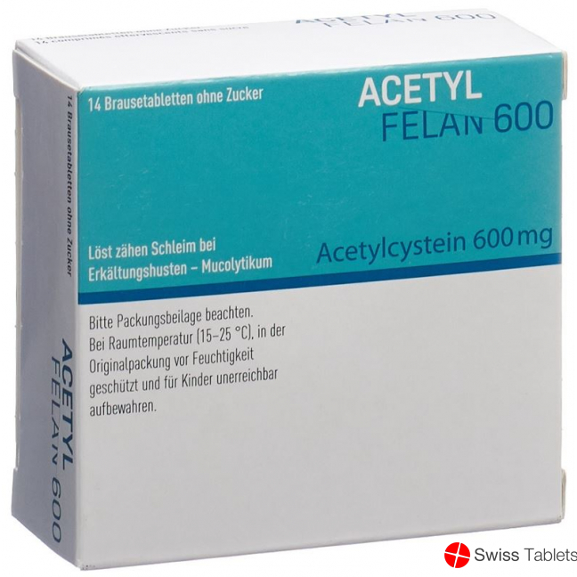 Acetylfelan Brausetabletten 600mg Dose 14 Stück buy online