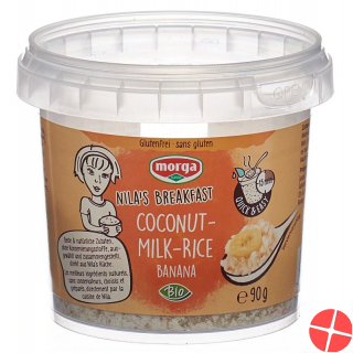 Morga Kokosmilch-Reis Banane Gf Bio Dose 90g