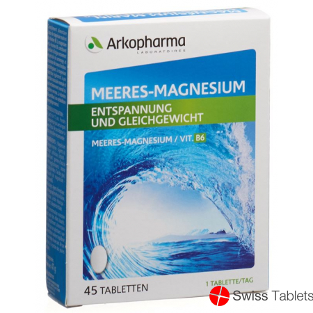 Arkopharma Magnesium Meer Tabletten Dose 45 Stück buy online