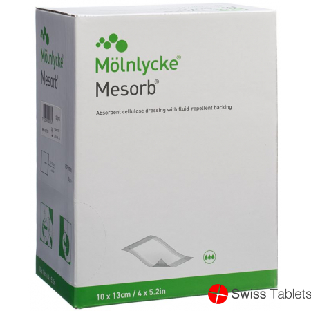 Mesorb Absorbierender Saugverband 10x13cm 50 Stück buy online