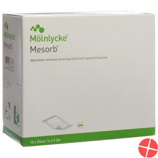 Mesorb Absorbierender Saugverband 10x23cm 50 Stück