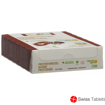 Nature Zen Bio-Proteinriegel Schokolade 12x 40g buy online
