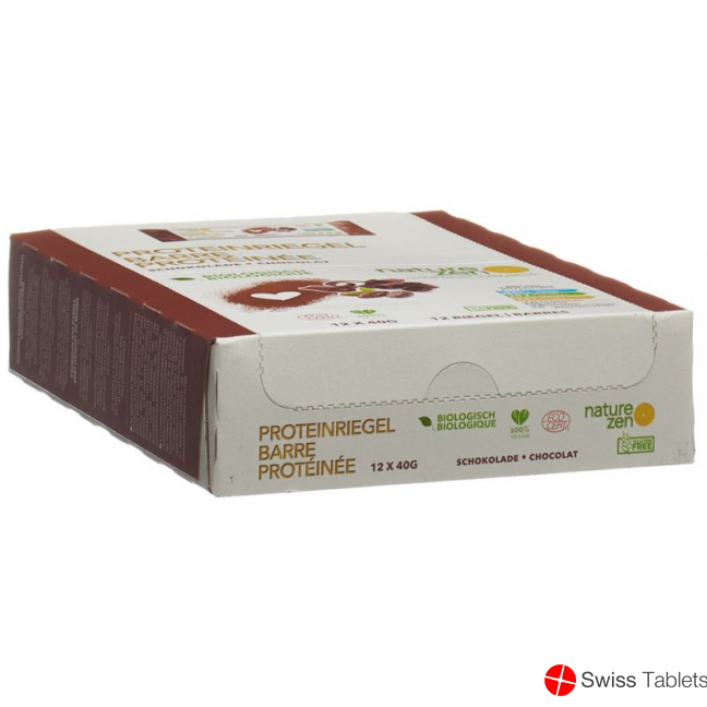 Nature Zen Bio-Proteinriegel Schokolade 12x 40g buy online