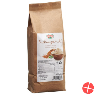 Morga Buchweizenmehl Bio Glutenfrei 400g Morga Buchweizenmehl Bio Glutenfrei 400g