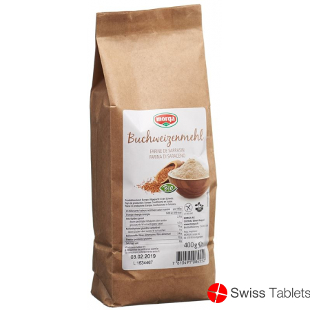 Morga Buchweizenmehl Bio Glutenfrei 400g buy online
