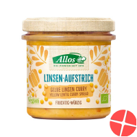Allos Linsen Aufstrich Gelbe Linse Curry Bio 140g