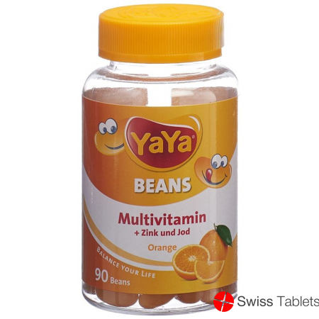 Yayabeans Multivitamin Orange ohne Gelatine 90 Stück buy online