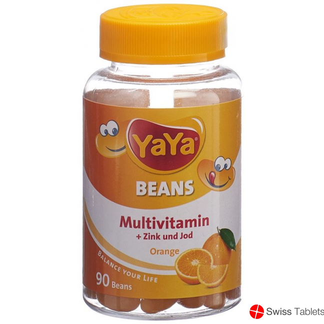 Yayabeans Multivitamin Orange ohne Gelatine 90 Stück buy online