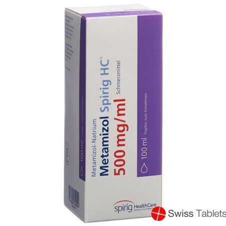 Metamizol Spirig HC Tropfen 500mg/ml (neu) 100ml buy online